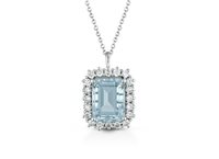 Collana PG Gioielli Donna Cloud in Oro bianco Acquamarina 1.53 Ct CIOCLOUD/3 - CIOCLOUD/3